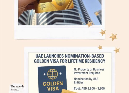 🗞 UAE ne launch kiya nomination-based Golden Visa jo de lifetime residency