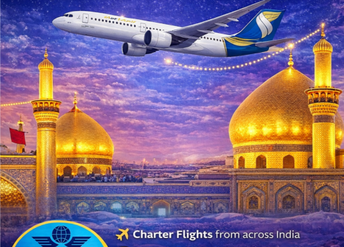 Arbaeen Ziyarat 2026: Special Charter Flight Services from India to Najaf